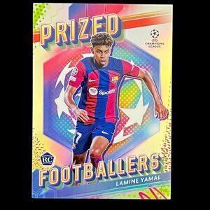 Yamal Lamine RC 2023/2024 Topps Finest Prized Footballers #PF-8 | Rookie Card